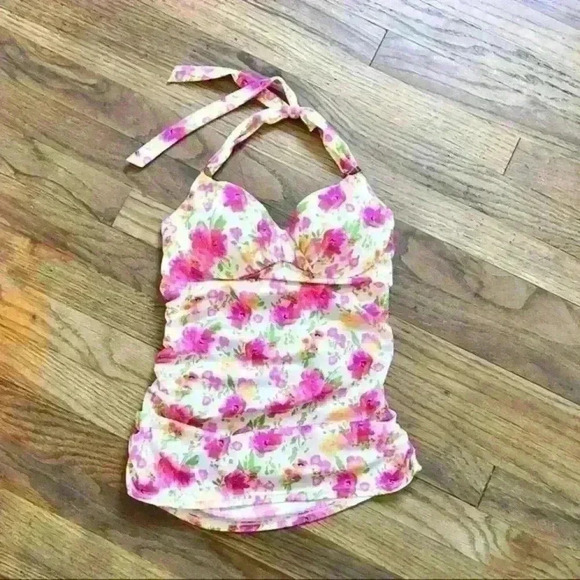 VICTORIA’S SECRET FLORAL SUIM TOP SIZE 32A - Picture 7 of 10